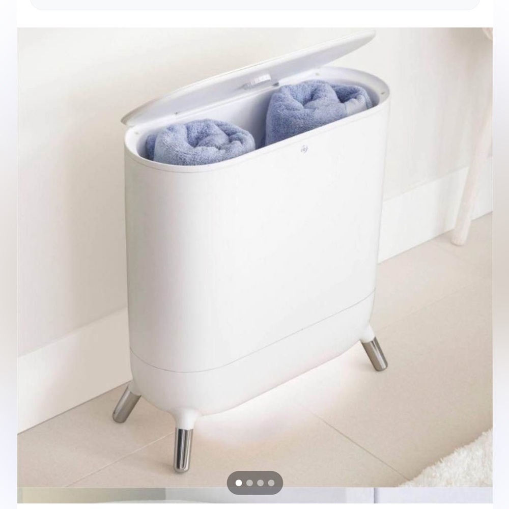 Sharper Image White Towel Warmer